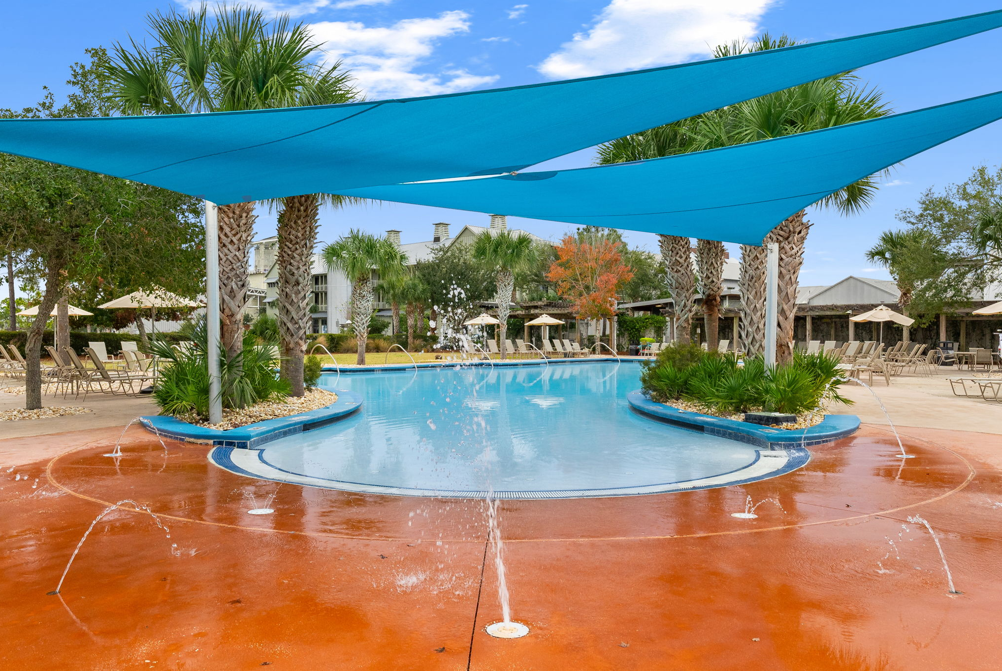 Main pool also has a wonderful playground